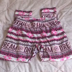 Justice Size 10 pajama bottoms